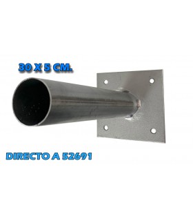 SOPORTE PARED FAROLA 30 X 5 CM.