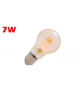 LÁMPARA LED E27 A60 7W 2700K AMBAR