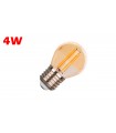 LÁMPARA LED E27 G45 4W 2700K AMBAR