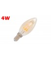 VELA LED E14 C37 4W 2700K AMBAR