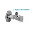 LLAVE ESCUADRA 1/2 x 3/8 + FLORÓN