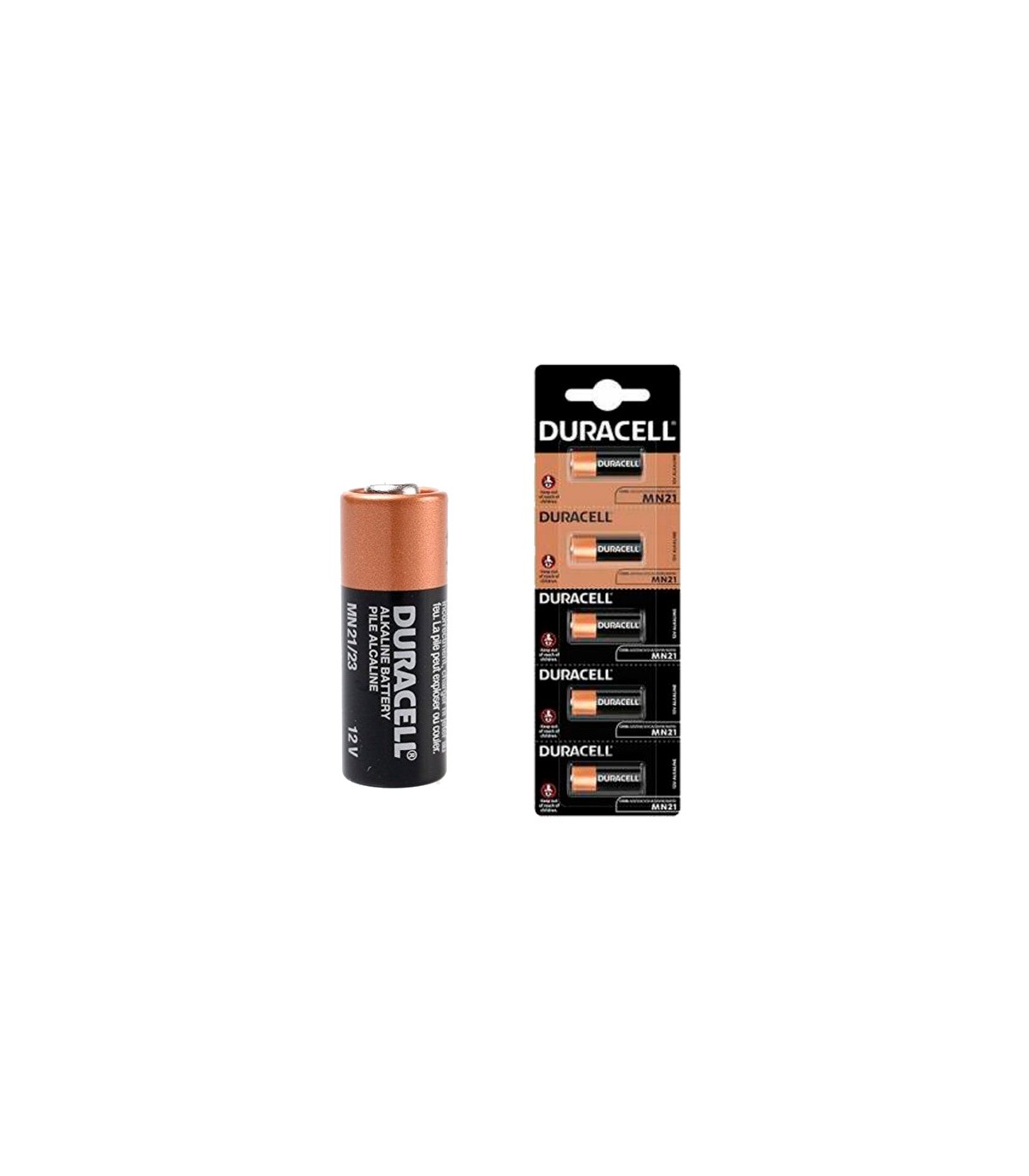 2 Pilas para mandos de garaje Duracell MN21