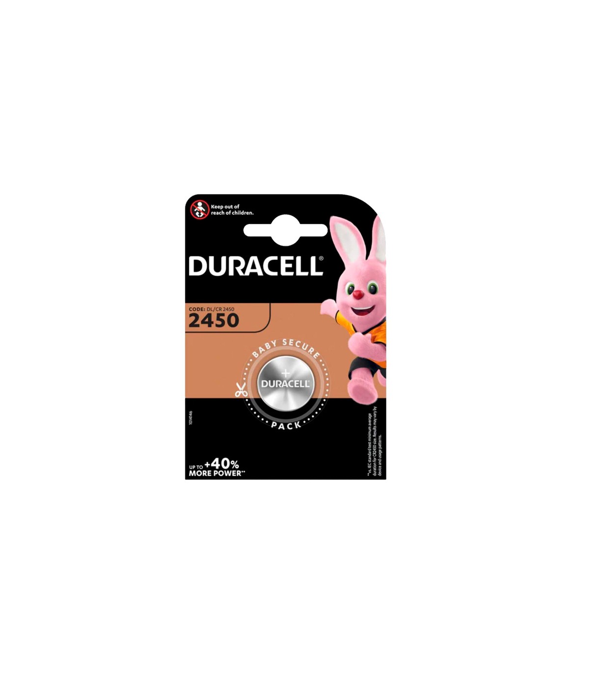 BLISTER 1 UND. PILA DURACELL LITIO 3V CR-2450