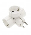 ADAPTADOR TRIPLE CON TOMA LATERAL