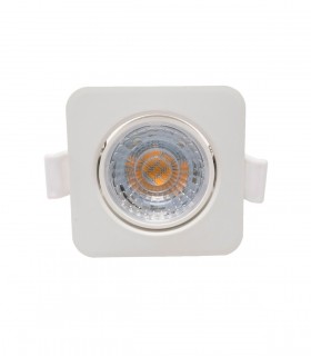 ARO LED BASCULANTE CUADRADO 8W 4000K BLANCO