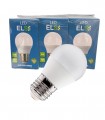 PACK 3 UND. ESFÉRICAS LED E27 6W 6000K