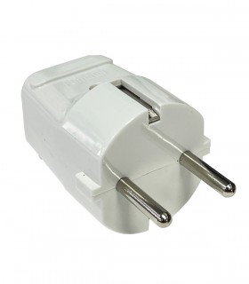 CLAVIJA T.T. 10 AMP. BLANCA PATA FINA