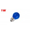 ESFÉRICA LED E27 1W AZUL