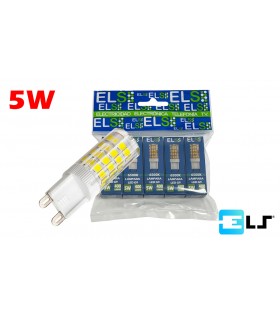 PACK 5 UND. LÁMPARA LED G9 5W 4500K