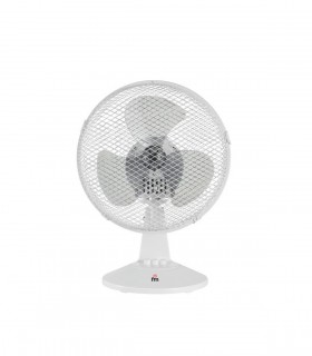VENTILADOR SOBREMESA BLANCO Ø23 CM. 25W SB-123 FM