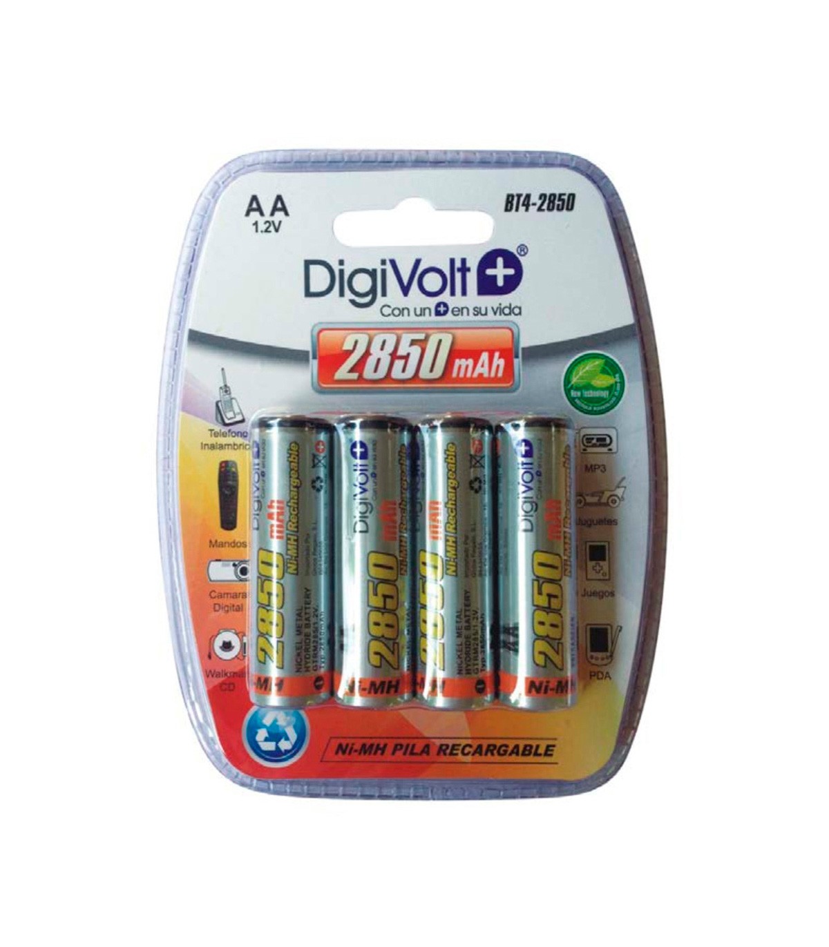 BLISTER 4 UND. PILA AA DURACELL RECARGABLE LR-06