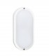 APLIQUE LED EXTERIOR OVAL 18W 4000K BLANCO