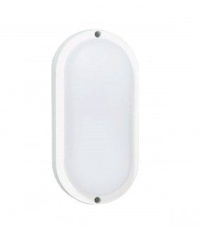 APLIQUE LED EXTERIOR OVAL 18W 4000K BLANCO