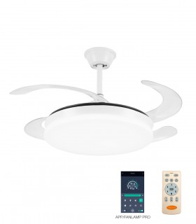 VENTILADOR TECHO ISABELLA-L BLANCO + MANDO + APP