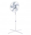 VENTILADOR PIE 5 ASPAS Ø40 CM. 50W BLANCO