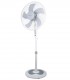 VENTILADOR PIE 5 ASPAS Ø40 CM. 50W BLANCO BASE REDONDA