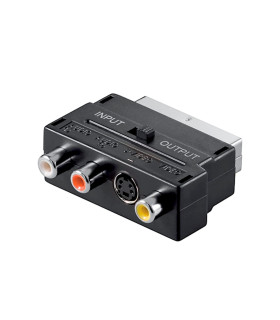 EUROCONECTOR 21 PINES MACHO A 3 RCA