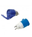 ADAPTADOR CLAVIJA T.T. A BASE 2 + T 16 AMP