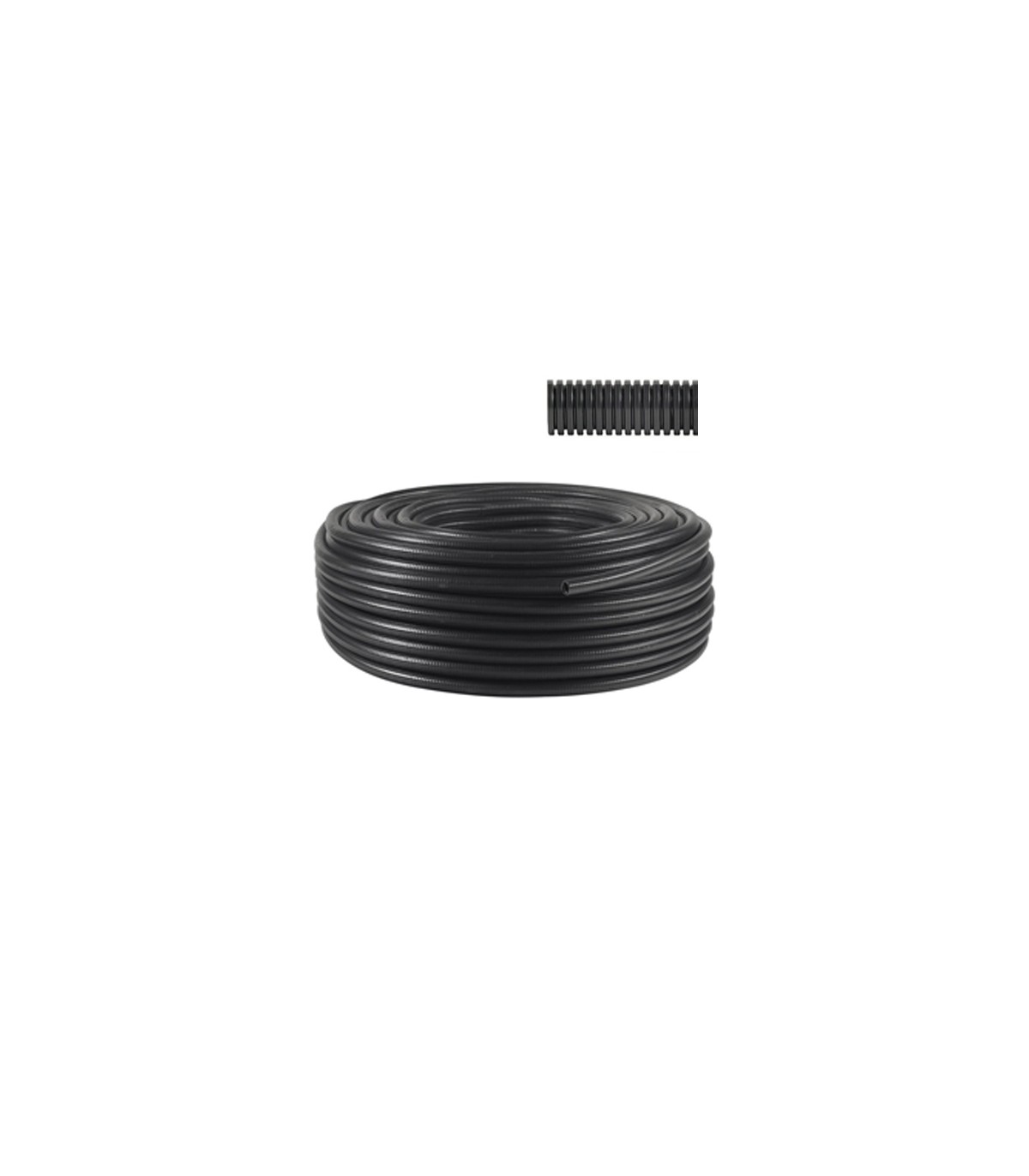 Tubo Corrugado PVC Negro 20mm