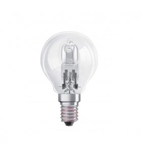 HALÓGENA ECO ESFÉRICA CLARA E14 42W (60W)