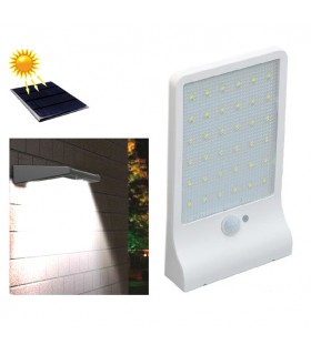 APLIQUE LED SOLAR BLANCO 3W + SENSOR