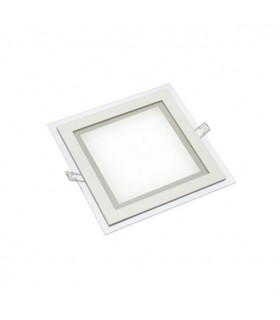 DOWNLIGHT LED EMPOTRAR CUADRADO CRISTAL 18W 4200K