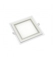 DOWNLIGHT LED EMPOTRAR CUADRADO CRISTAL 18W 4200K