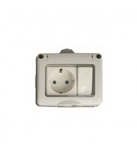 BASE ESTANCO IP55 + INTERRUPTOR