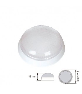 PLAFÓN BLANCO PLASTIC LUNA-5 KAY