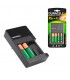 CARGADOR DURACELL CEF14 ( 2AA + 2 AAA)