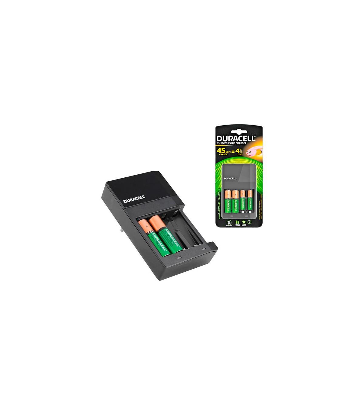 CARGADOR DURACELL CEF14 ( 2AA + 2 AAA)