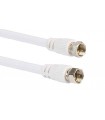 ALARGO TV CONECTOR F 1,5 MTS. MACHO - MACHO