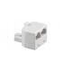 ADAPTADOR RED RJ-45 1 MACHO - 2 HEMBRAS