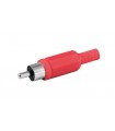 CONECTOR RCA MACHO ROJO