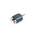 ADAPTADOR JACK 3,5 MM MACHO A 2 RCA HEMBRA