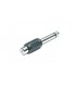 ADAPTADOR JACK 6,3 MM MONO A RCA