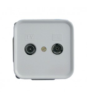 BASE TV INTERMEDIA BLANCO SERIE 1000