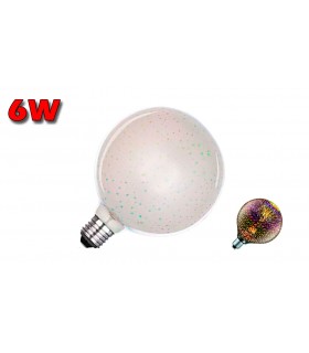 GLOBO LED E27 6W 2700K EFECTO 3D