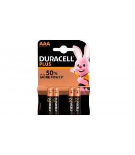 BLISTER 4 UND. PILA AAA DURACELL PLUS LR-03